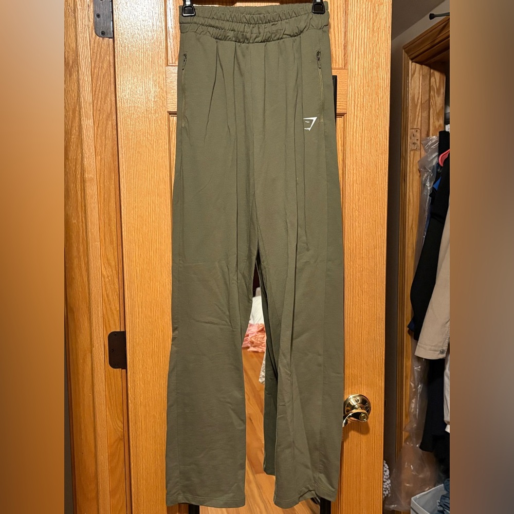 Olive Green Athletic Pants
